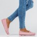 FILIPPO rózsaszín női mokaszin bőr cipő